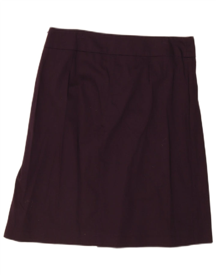 Zara Γυναικεία Midi Φούστα Medium W32 Μωβ