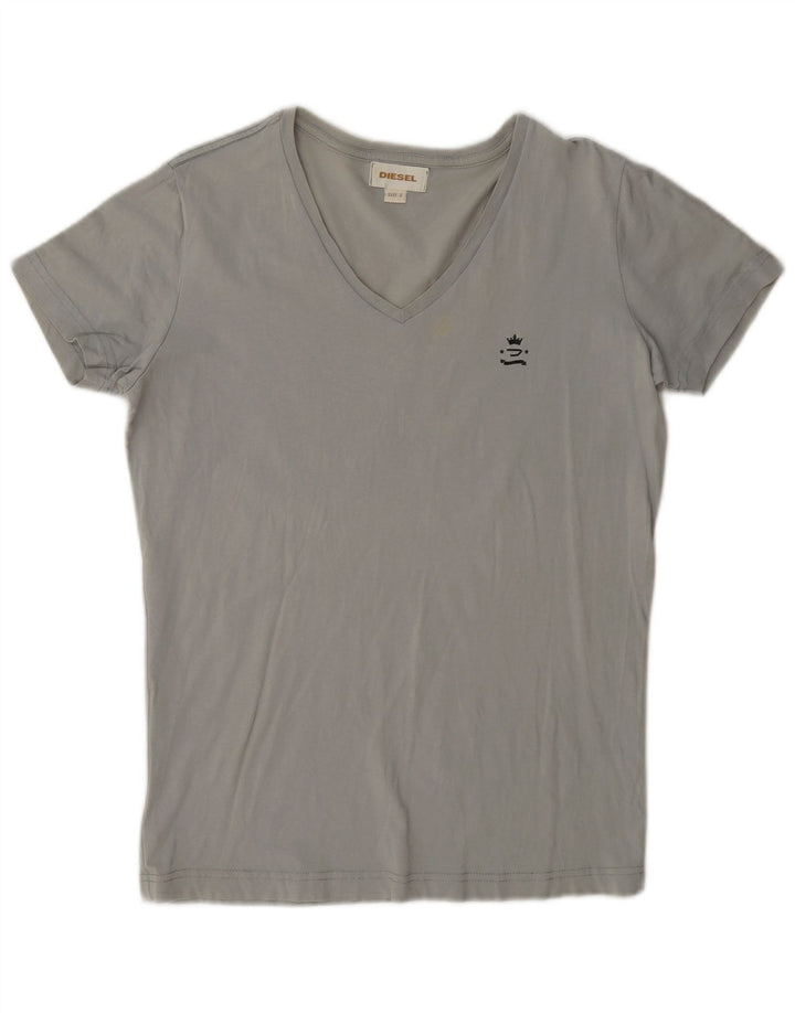Ανδρικό T-Shirt Diesel Top Μικρό Γκρι Βαμβακερό