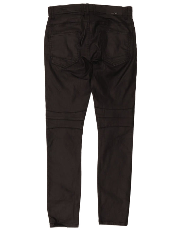 Zara Mens Skinny Jeans EU 40 Medium W31 L30 Black Cotton