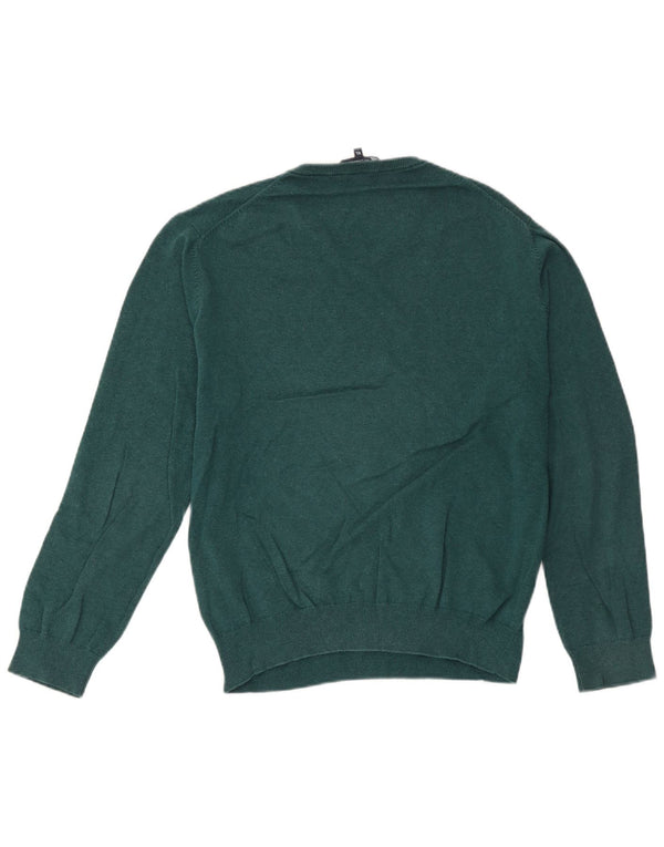 Crew Clothing Γυναικείο πουλόβερ με λαιμόκοψη με V λαιμόκοψη UK 18 XL πράσινο βαμβακερό