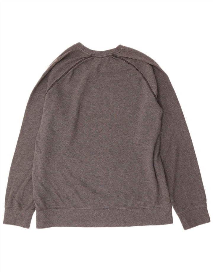 Ανδρικό γραφικό φούτερ Reebok Jumper μεγάλο γκρι βαμβακερό