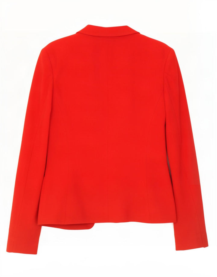Paola Antonini Γυναικείο Μπουφάν Blazer 1 Κουμπί IT 44 Μεσαίο Κόκκινο Acetate