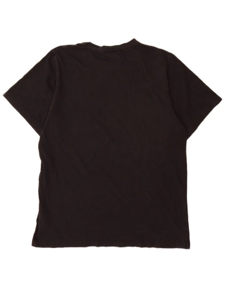 Ανδρικό T-Shirt Puma Τοπ μεσαίο μαύρο βαμβακερό