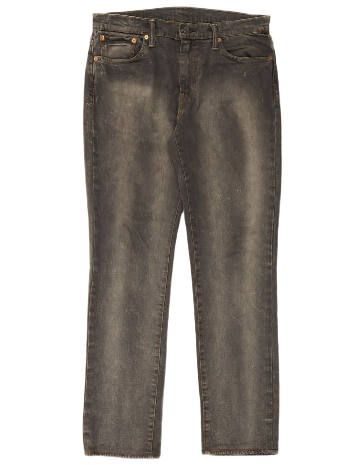 Levi's Mens 511 Slim Jeans W33 L34 Γκρι βαμβακερό