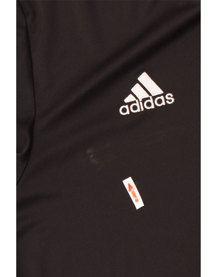 Adidas Ανδρικό T-Shirt Climalite Top Large Μαύρο Πολυεστέρας