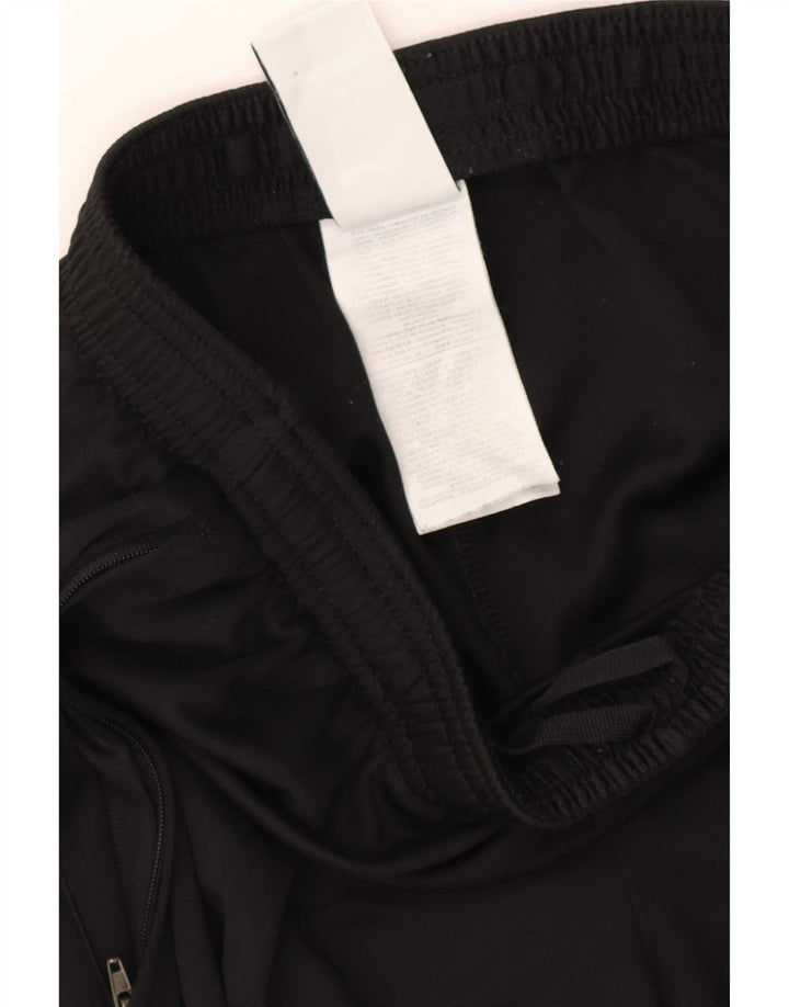 Ανδρικές φόρμες Nike Dri Fit Παντελόνια μεσαίου μαύρου χρώματος πολυεστέρα