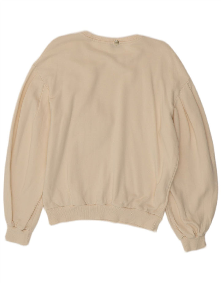Liu Jo Γυναικεία Φούτερ Jumper UK 14 Medium Off White Floral