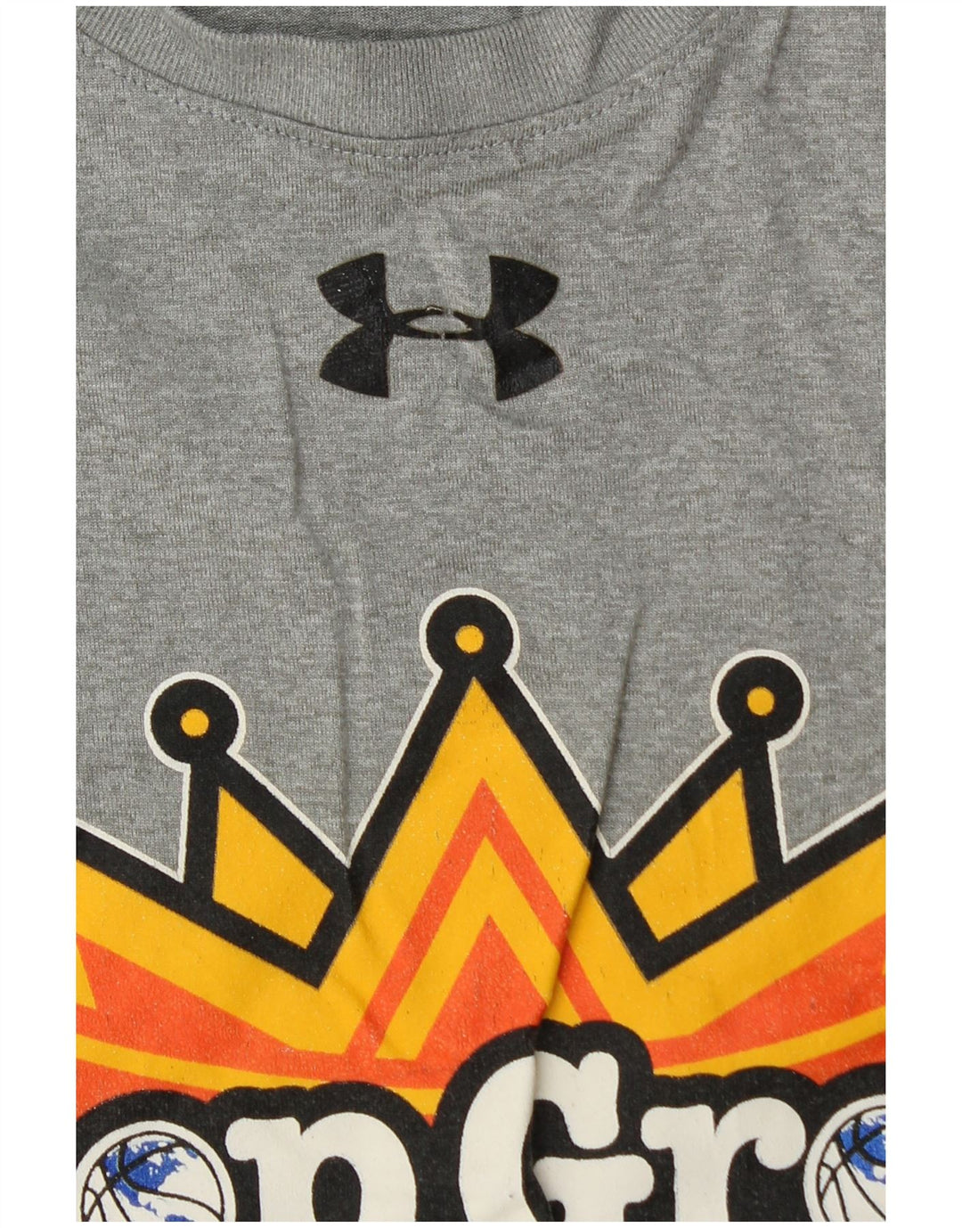 Ανδρικό γραφικό μπλουζάκι Under Armour Top Large Grey