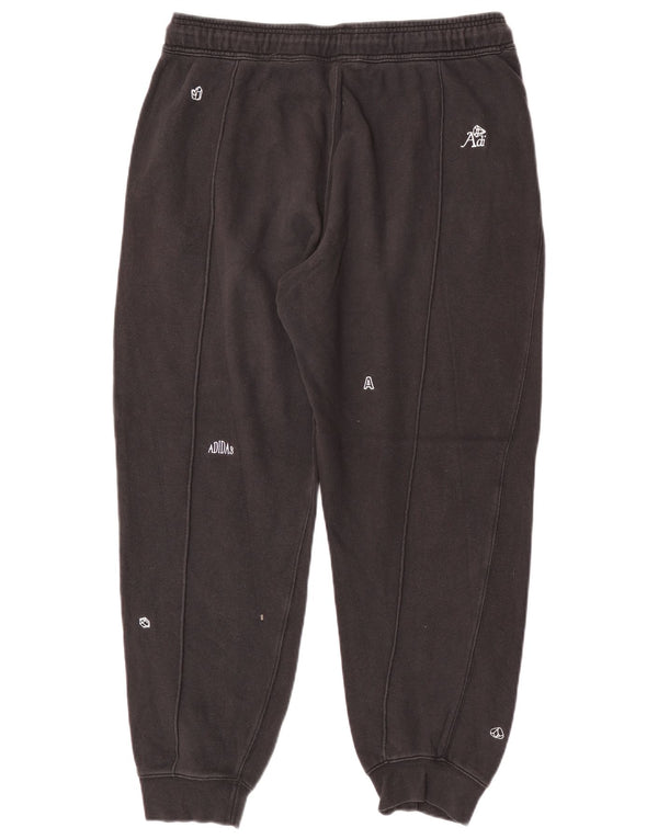 Adidas Γυναικεία φόρμα τριών ρίγες παντελόνι Joggers UK 16/18 Large Black