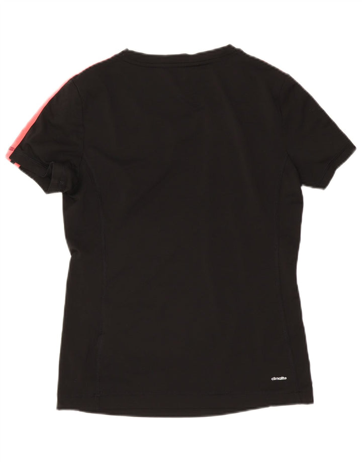 Adidas Γυναικείο T-Shirt Climalite Top UK 8/10 Small Black Polyester