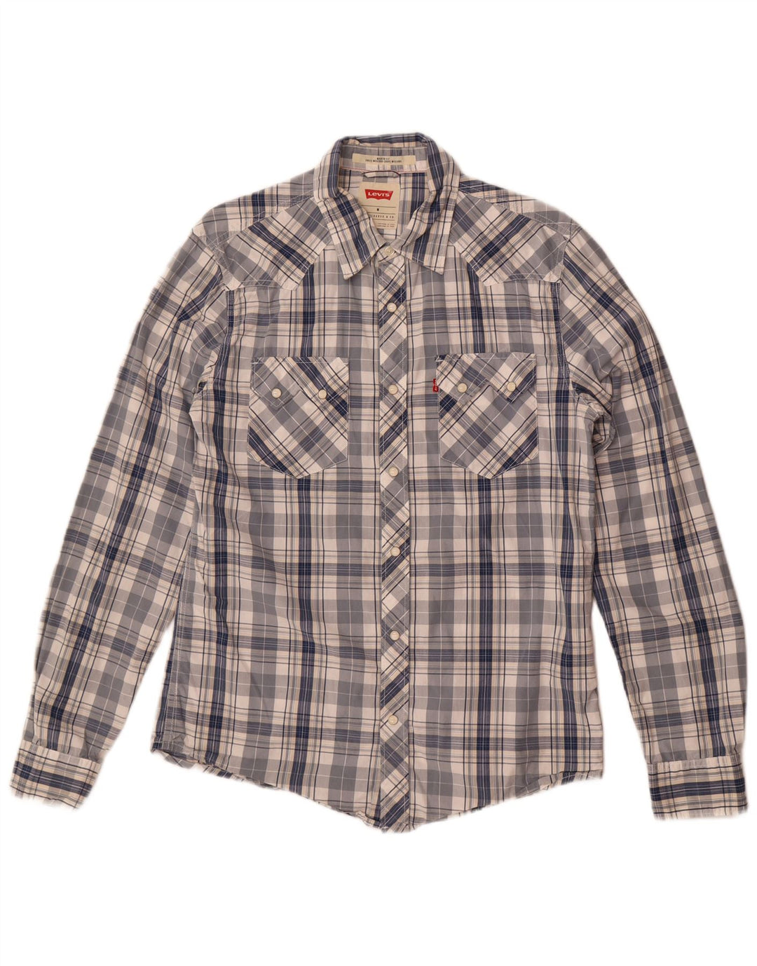 Ανδρικό πουκάμισο Levi's Modern Fit Βαμβακερό μεσαίο μπλε ναυτικό