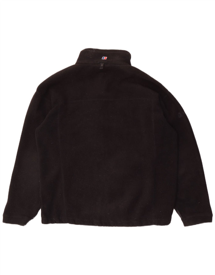BERGHAUS Ανδρικό μπουφάν Fleece UK 42 XL Μαύρο Πολυεστέρας