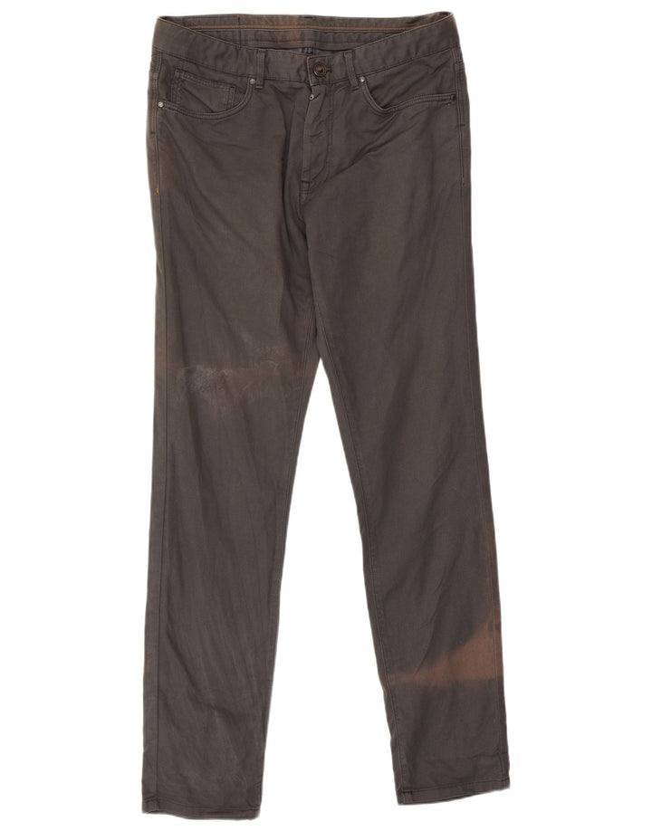 Zara Ανδρικό Slim Casual Παντελόνι EU 40 Medium W31 L32 Γκρι