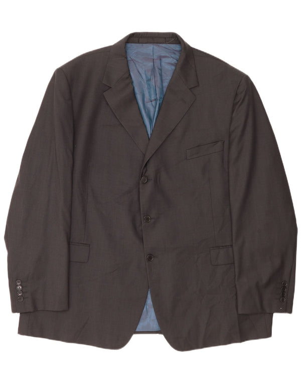 Marks & Spencer Ανδρικό μπουφάν blazer UK 52 3XL Γκρι μαλλί