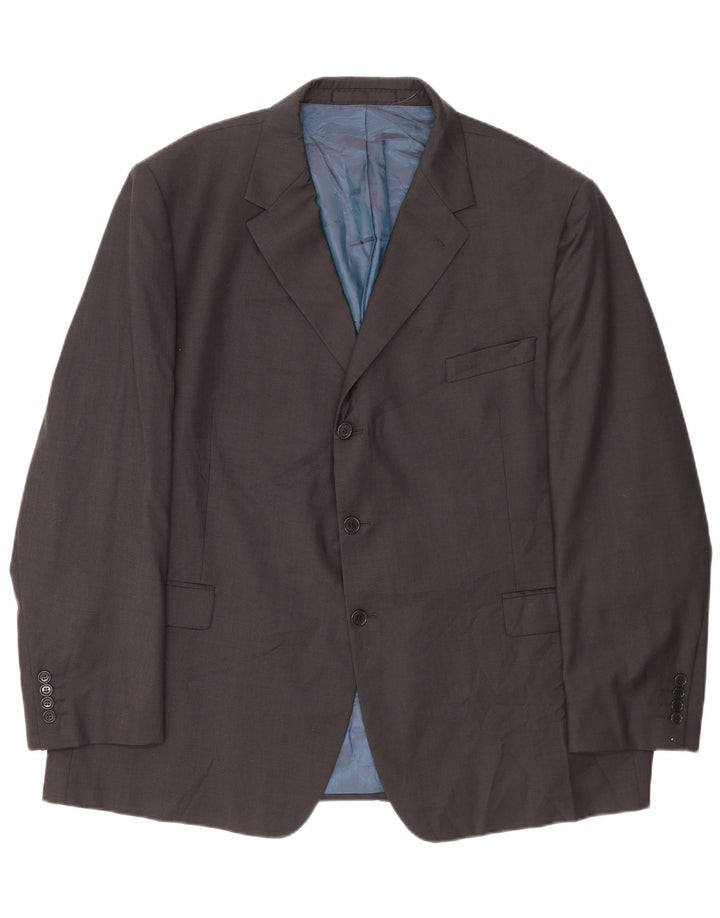 Marks & Spencer Ανδρικό μπουφάν blazer UK 52 3XL Γκρι μαλλί