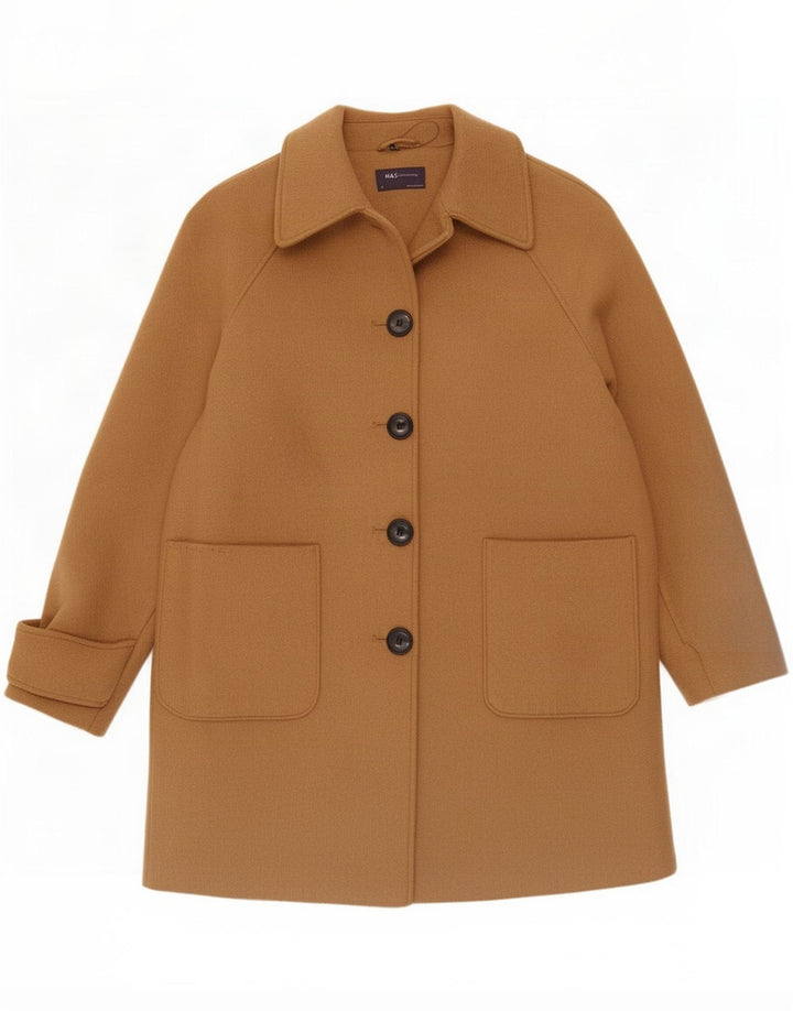 Marks & Spencer Γυναικείο πανωφόρι UK 14 Large Beige Polyester