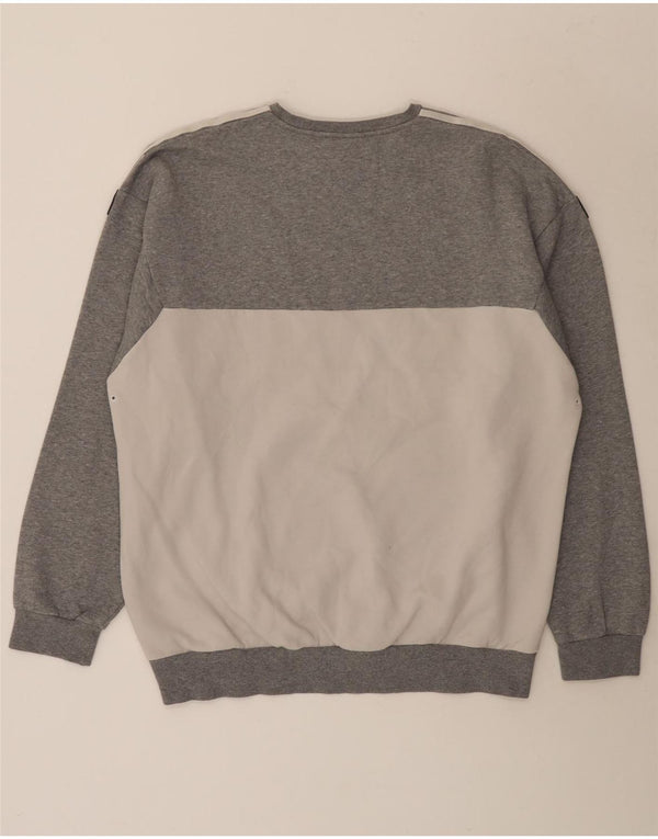 Ανδρικό φούτερ Adidas Jumper Μεγάλο γκρι βαμβακερό χρώμα
