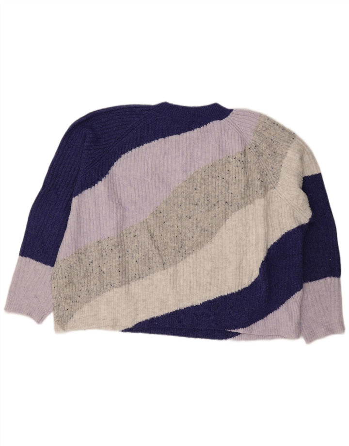 Marks & Spencer Γυναικείο πουλόβερ με λαιμόκοψη UK 18 XL πολύχρωμο