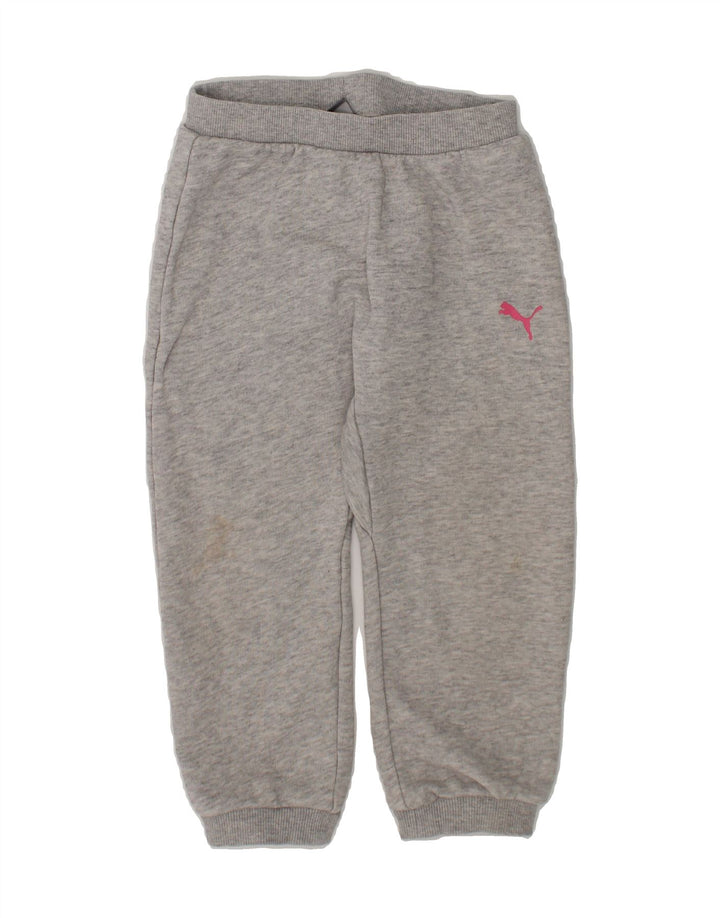 PUMA Boys Tracksuit Trousers Joggers 2-3 Years  Grey Vintage Puma and Second-Hand Puma from Messina Hembry 