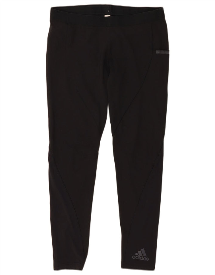 Γυναικείο κολάν ADIDAS Crop UK 12 Medium Black Nylon