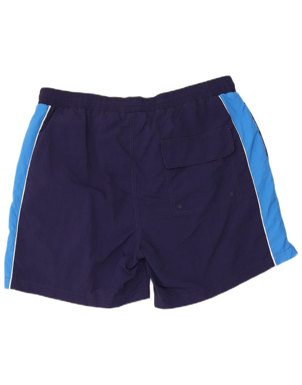 Ανδρικό σορτς κολύμβησης Lyle & Scott 2XL Navy Blue Colorblock Nylon