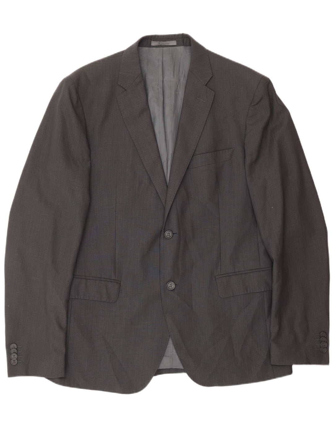 Calvin Klein Ανδρικό σακάκι 2 κουμπιών σακάκι IT 52 XL Γκρι μαλλί
