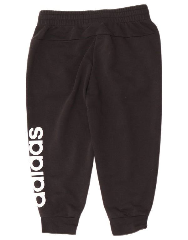 Γυναικεία φόρμα φόρμας Adidas Graphic Capri Joggers UK 8/10 Small Black