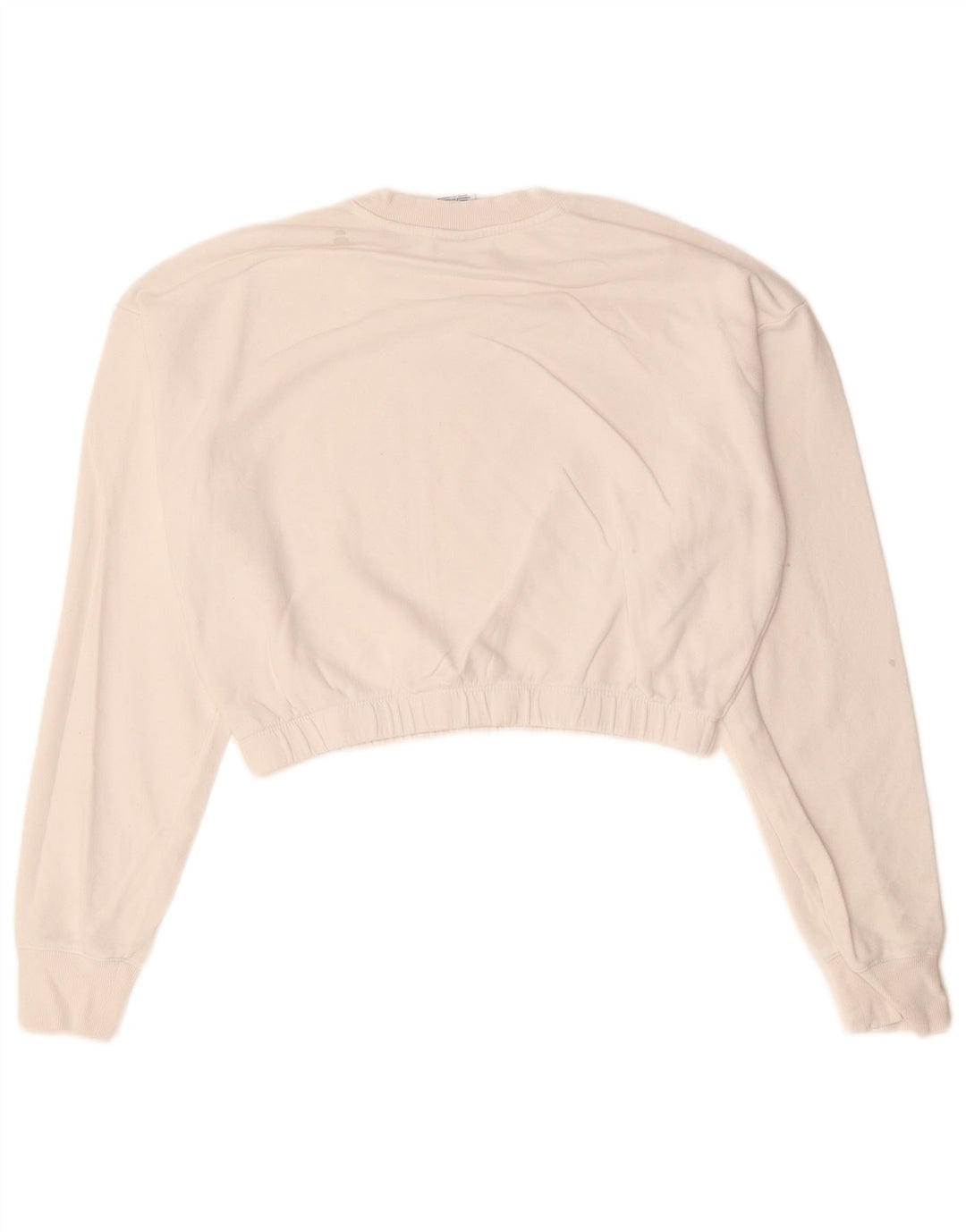 CHAMPION Γυναικεία φούτερ Crop Jumper UK 18 XL Λευκό βαμβακερό