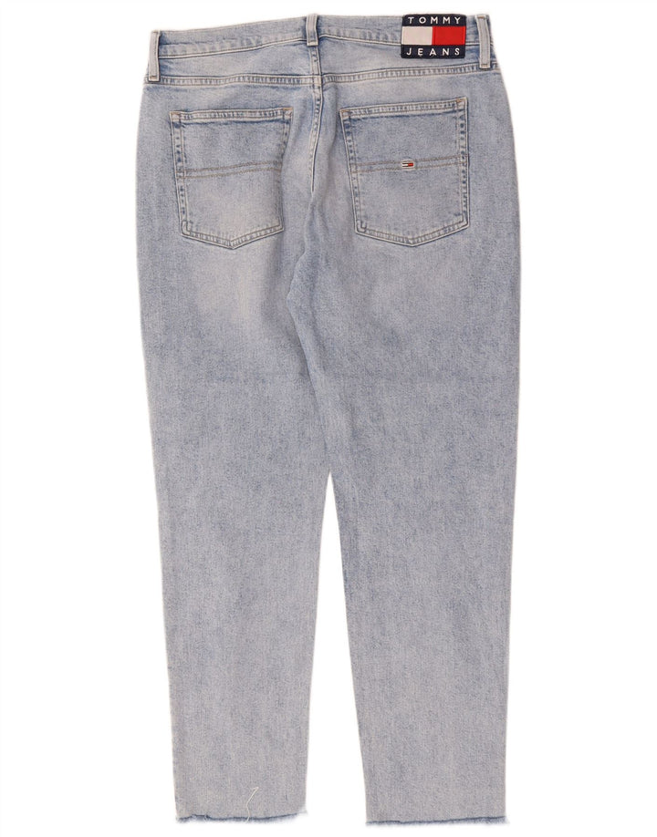 TOMMY HILFIGER Γυναικείο ψηλό ψηλό λεπτό τζιν W31 L28 μπλε βαμβακερό