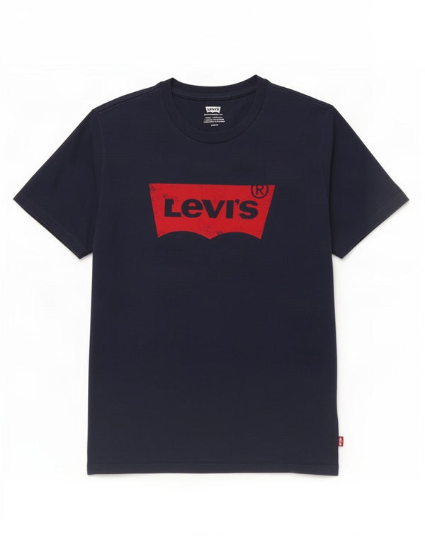 Ανδρικό γραφικό T-Shirt Levi's Top μεσαίο μπλε βαμβακερό