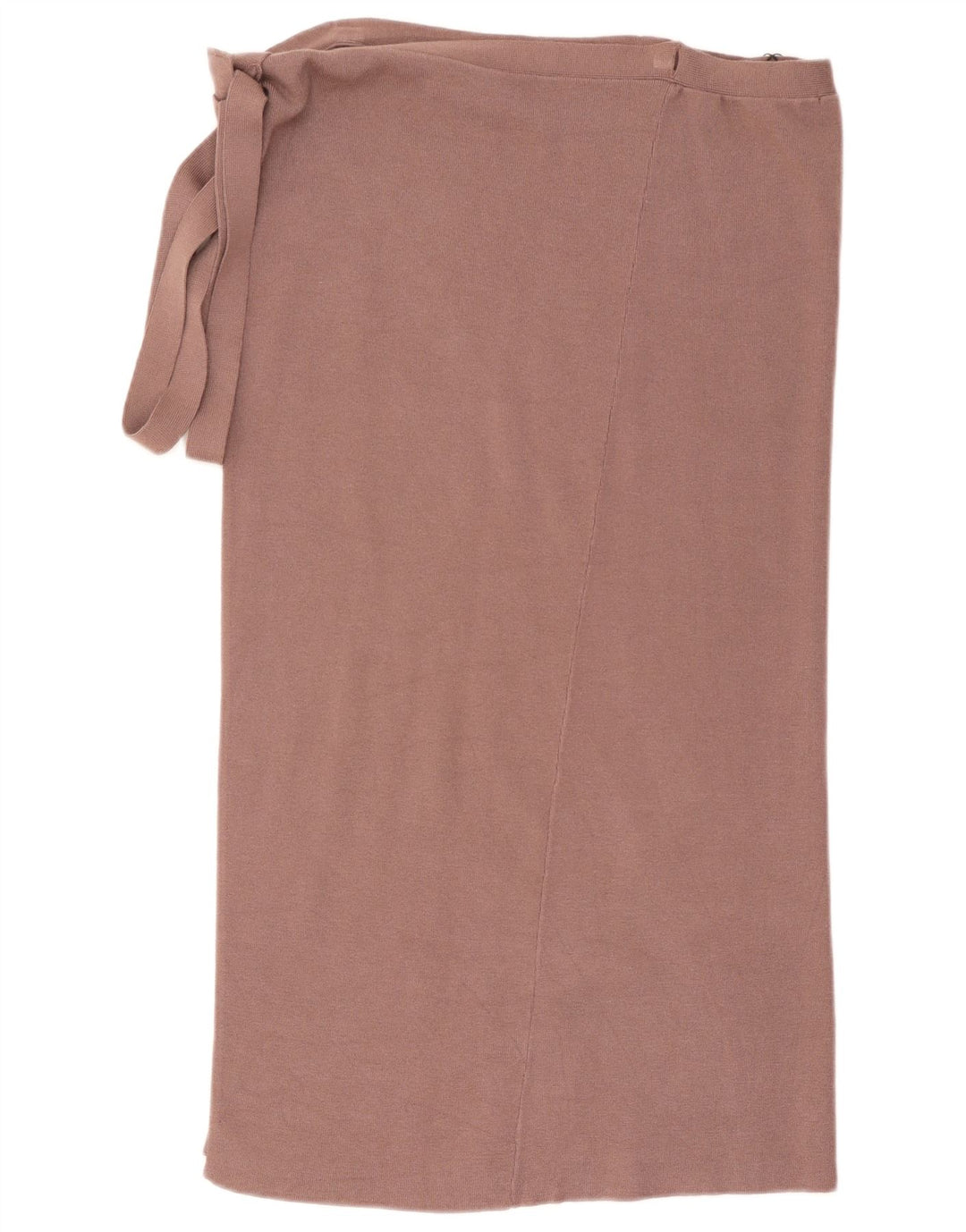 Zara Γυναικεία Πλεκτή Φούστα Wrap Medium W28 Καφέ βισκόζη