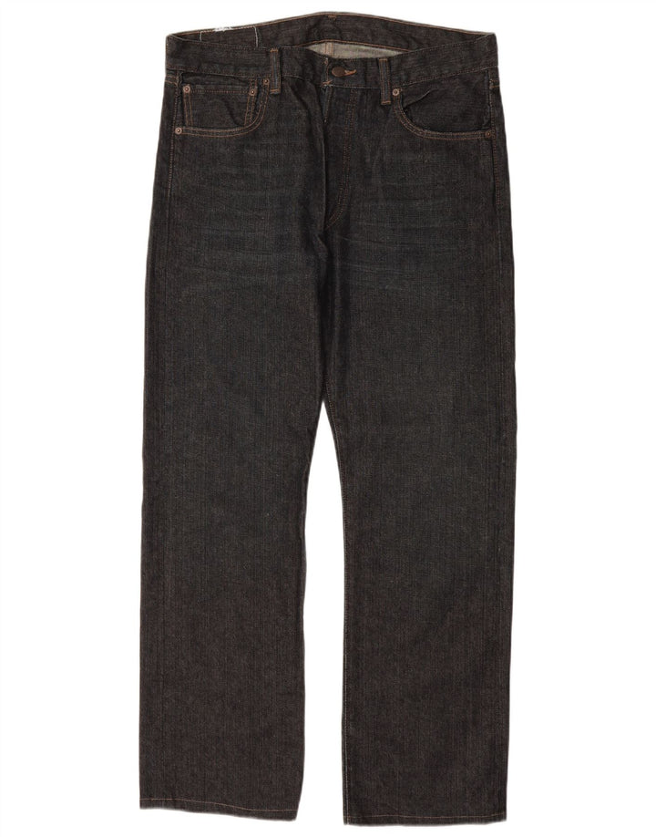 LEVI'S Ανδρικό τζιν 501 ίσιο W34 L30 Navy Blue Cotton