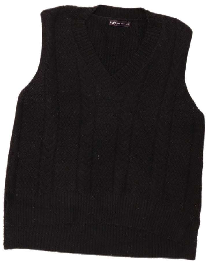 Marks & Spencer Ανδρικό γιλέκο Tank Top Large Black Polyester