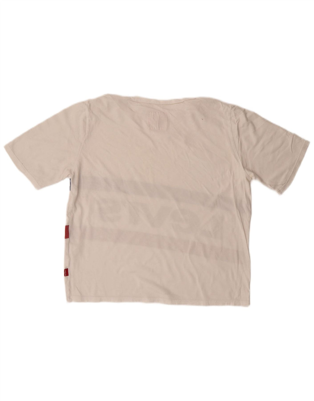 Γραφικό T-Shirt Levi's Boys Top 15-16 ετών Λευκό βαμβακερό