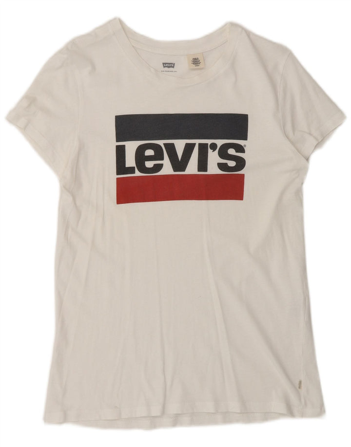 Ανδρικό γραφικό T-Shirt Levi's Top Small White