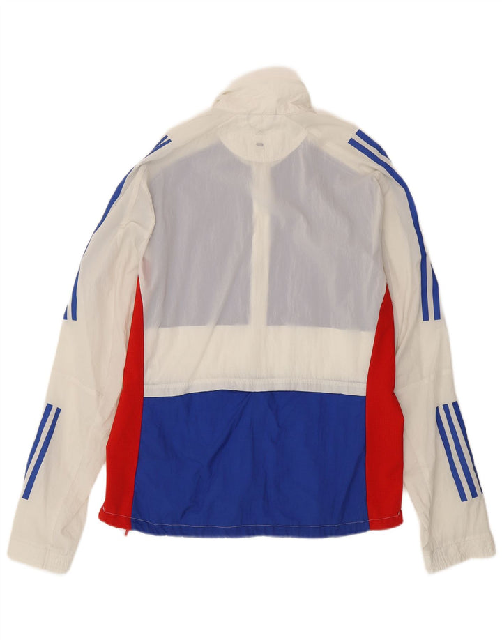 Ανδρική φόρμα τρεξίματος Adidas Top Jacket μεσαίο λευκό χρώμα, νάιλον