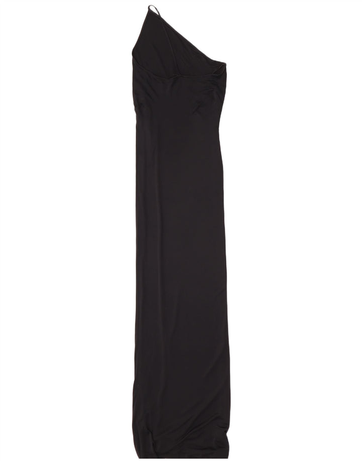 Exte Γυναικείο Maxi One Shoulder Dress IT 44 Medium Black Viscose