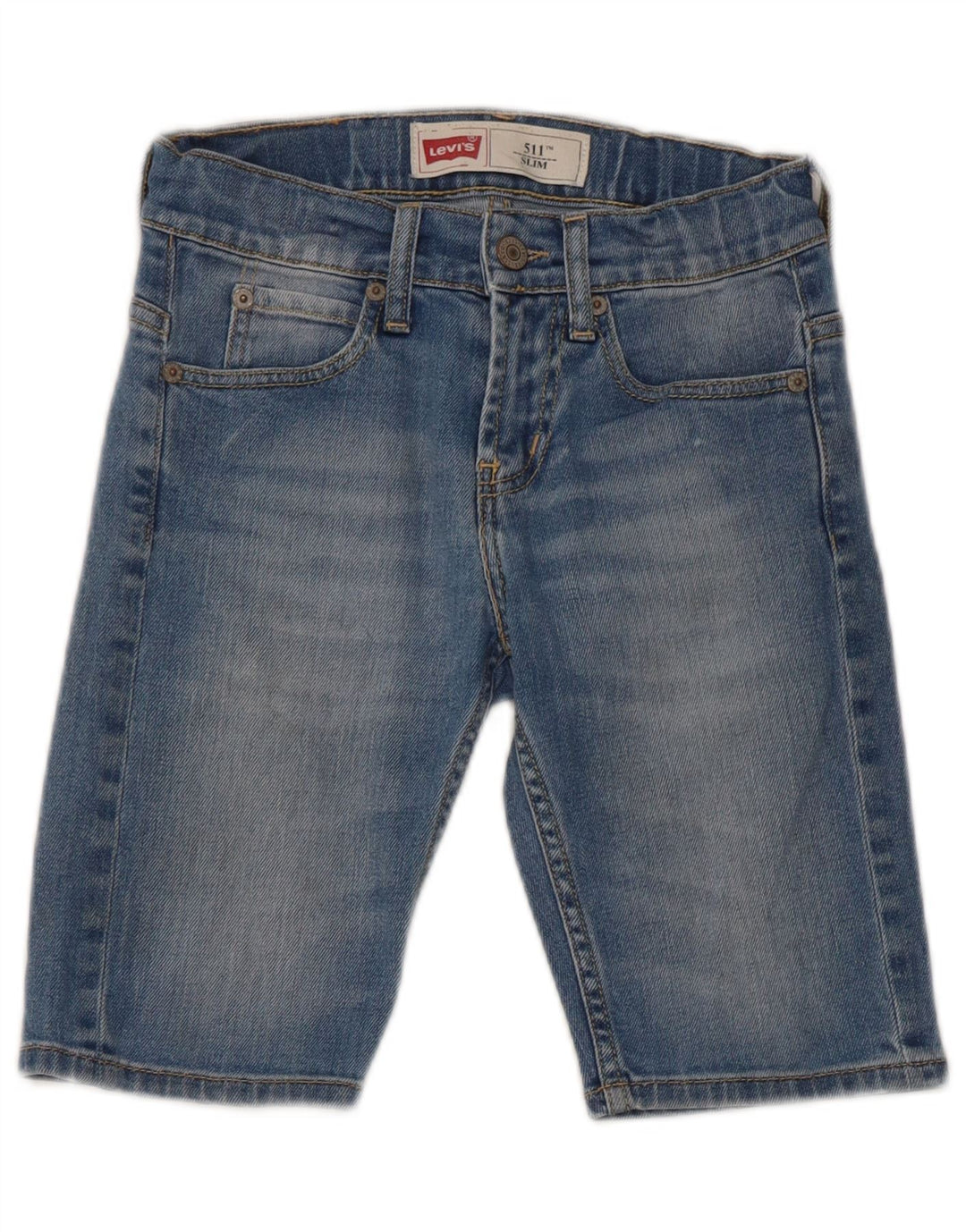 Levi's Boys 511 Slim τζιν σορτς 9-10 ετών W24 Μπλε βαμβακερό