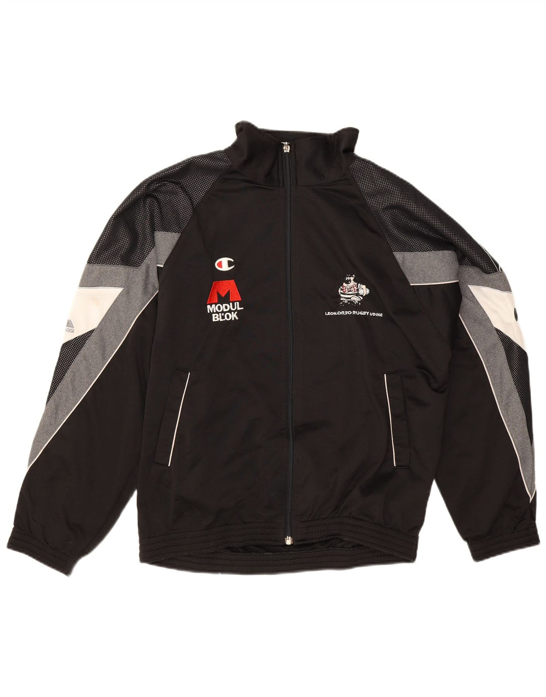 Ανδρική φόρμα Champion Graphic Top Jacket Medium Black Colourblock