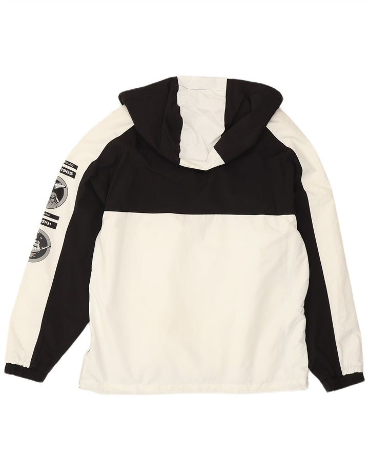 Pull & Bear Ανδρικό μπουφάν Nasa Graphic Anorak UK 38 Medium White Colourblock
