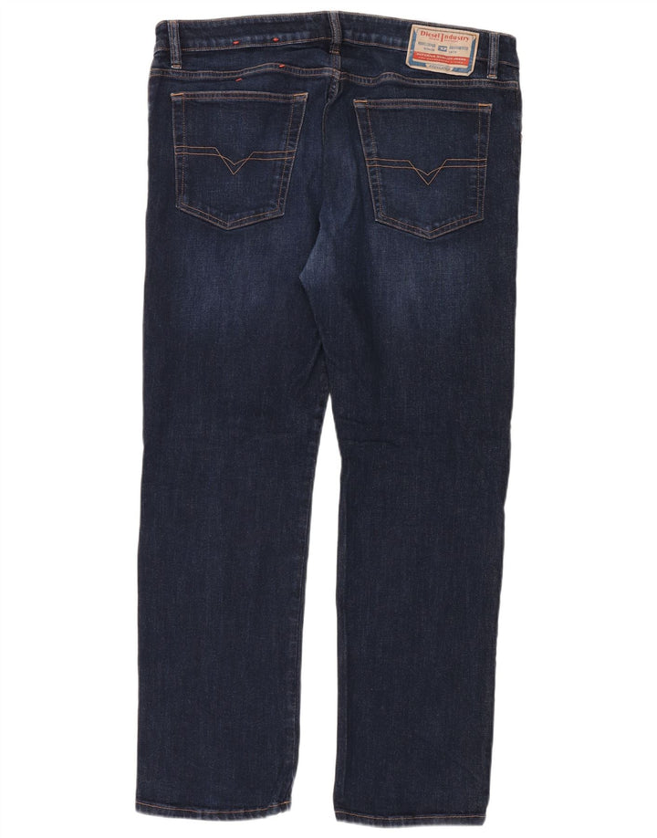 Ανδρικό τζιν Diesel ίσιο W36 L32 Navy Blue Cotton