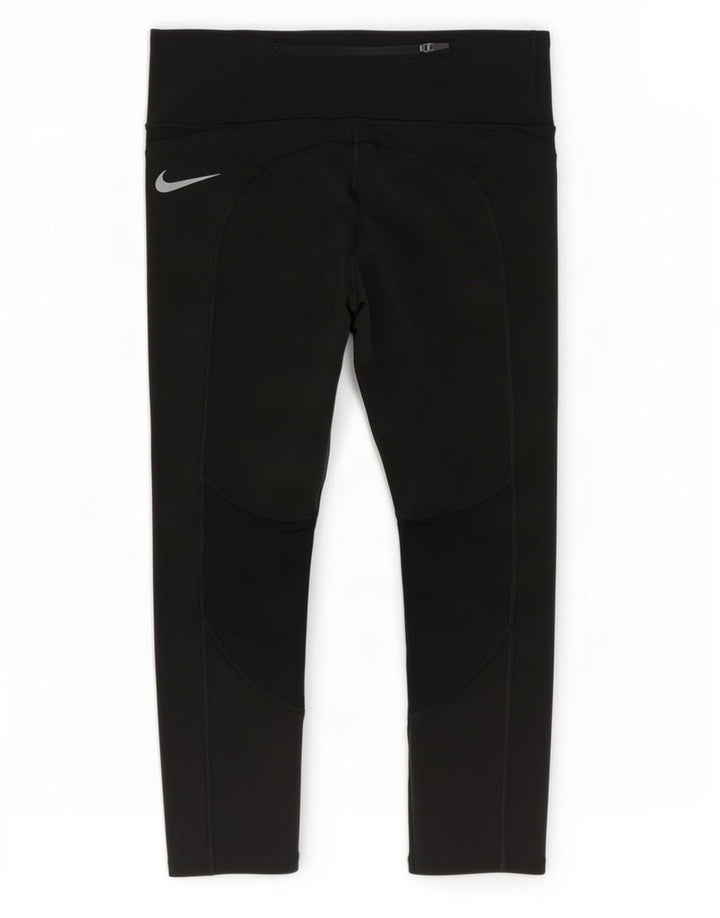 Γυναικεία κολάν Nike Dri Fit Capri UK 8 Small Black Polyester