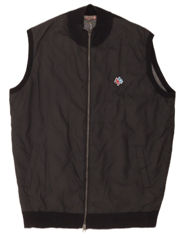 Peter Millar Ανδρικό Gilet UK 40 Large Black Cotton