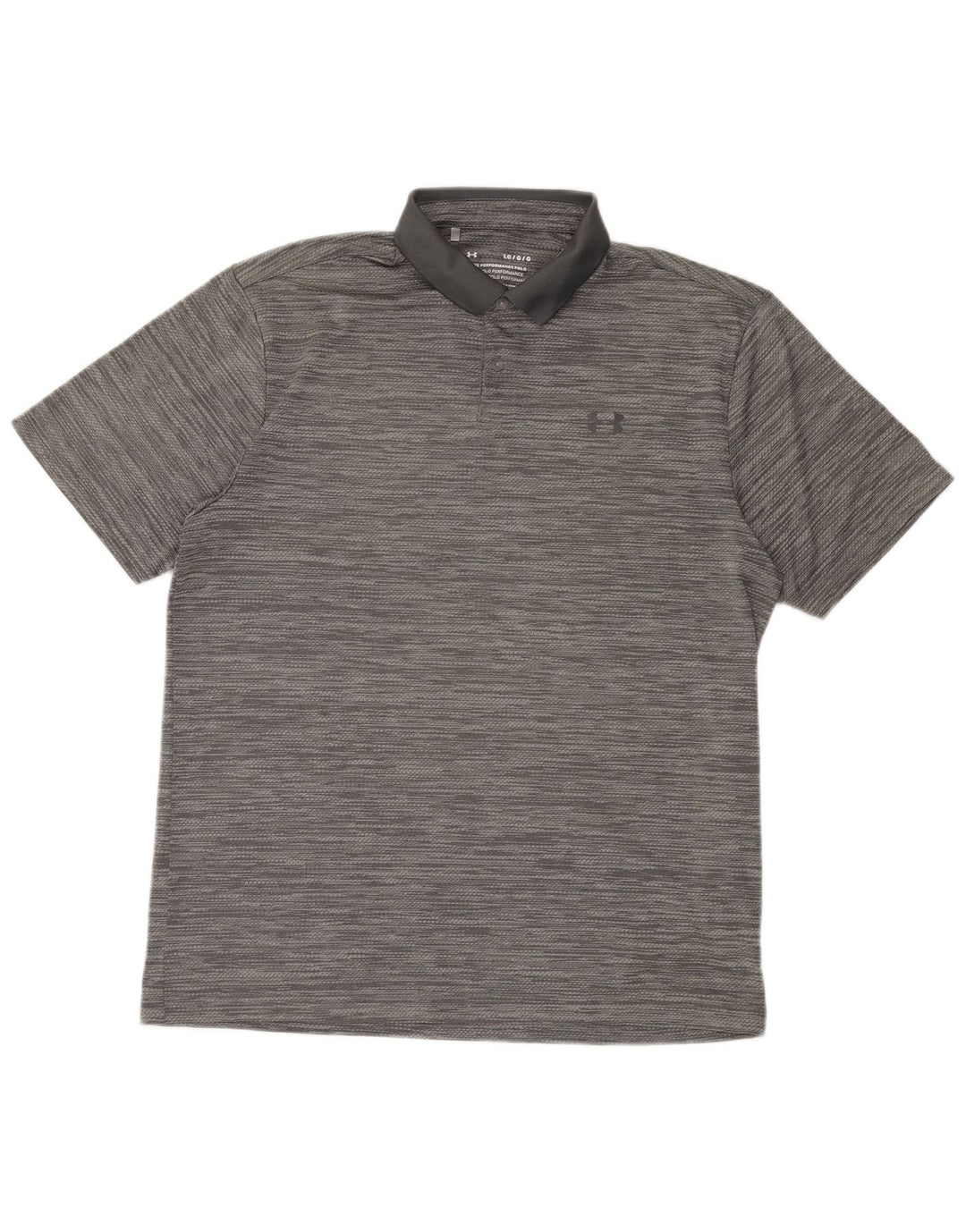 Under Armour Ανδρικό πουκάμισο πόλο με μεγάλο γκρι πολυεστέρα