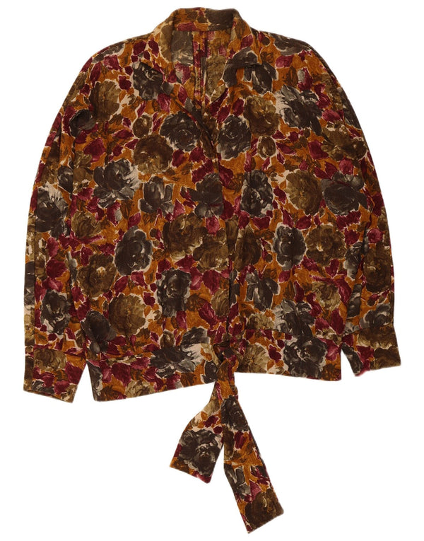 Vintage Γυναικείο Πουκάμισο Μπλούζα UK 20 2XL Πολύχρωμο Floral