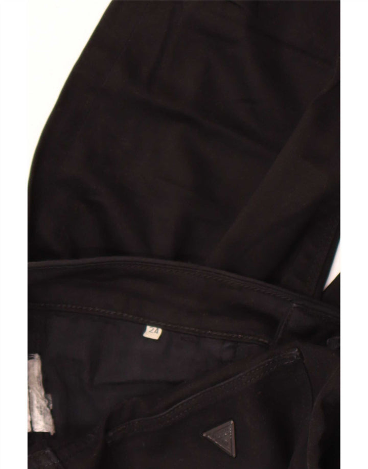 Guess Γυναικείο Super Low Skinny Jeans W24 L27 Μαύρο