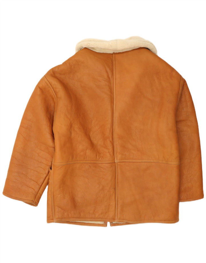 Vintage Γυναικείο Shearling Jacket UK 18 XL Brown Shearling