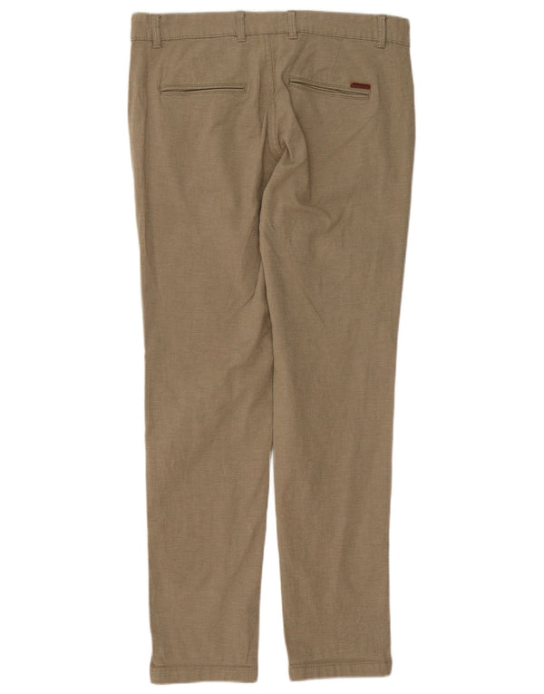 Jack & Jones Ανδρικό Slim Chino Παντελόνι W32 L32 Χακί Βαμβακερό