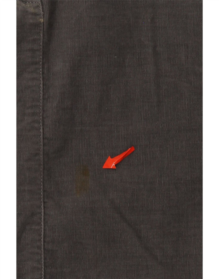 Γυναικεία Μίνι Κοτλέ φούστα Benetton IT 42 Medium W30 Γκρι βαμβακερή