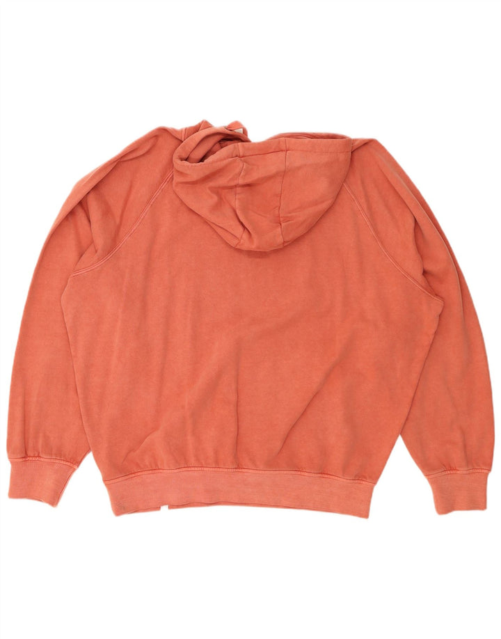 ANIMAL Γυναικείο γραφικό υπερμεγέθη κουκούλα UK 14 μεγάλο ροζ βαμβακερό